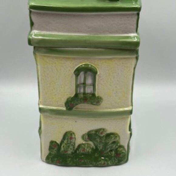Vintage Post Office Victorian Style Ceramic Cookie Jar Hand painted - Picture 8 of 12